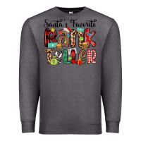 Charcoal Heather santa s favorite bank teller Premium Sweatshirt - MaliasSmallBusiness