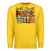 Lemon santa s favorite bank teller Premium Sweatshirt - MaliasSmallBusiness