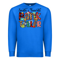 True Royal santa s favorite bank teller Premium Sweatshirt - MaliasSmallBusiness