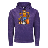 Cloud Purple pumpkin sunflower fall scarecrow Vintage Hoodie - RanaPortraitStore