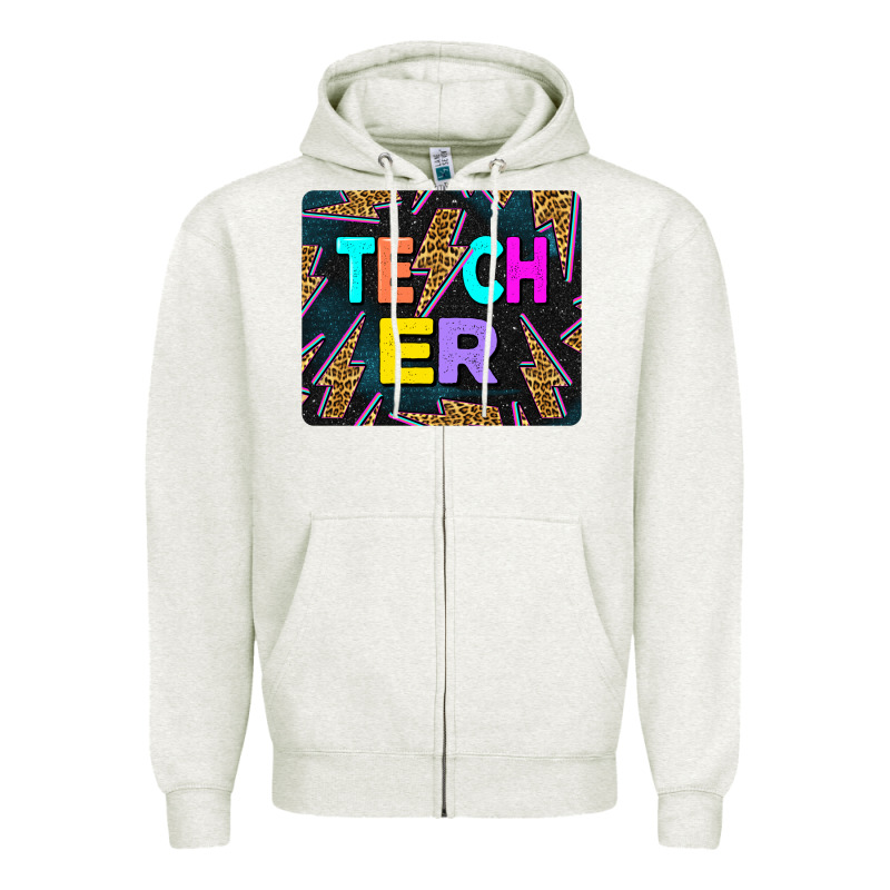 Teacher Flash Zipper Hoodie by LillyAllenDesigns | Teevron
