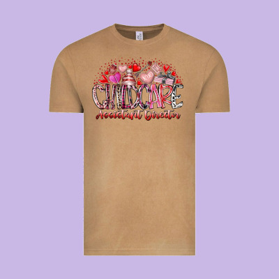 Childcare Assistant Director Vintage Tee Designed By Racoondesign