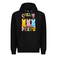 Black chillin' with my peeps nurse Premium Hoodie - Artiststas
