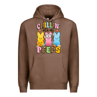 Chestnut chillin' with my peeps nurse Premium Hoodie - Artiststas
