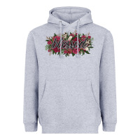 Heather Grey blessed Heavyweight Hoodie - NancyCooperArtShop