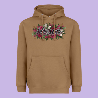 Blessed Heavyweight Hoodie Designed By Nancycooperartshop
