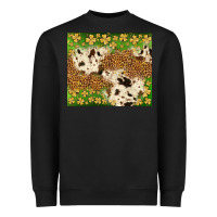 Black St. Patrick's Day shamrock tumbler Heavyweight Sweatshirt - Neo Western