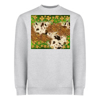 Heather Grey St. Patrick's Day shamrock tumbler Heavyweight Sweatshirt - Neo Western