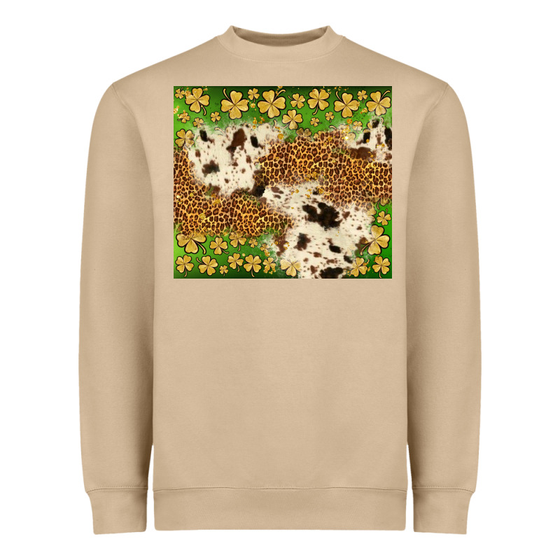 St. Patrick's Day Shamrock Tumbler Heavyweight Sweatshirt by Neo Western | Teevron
