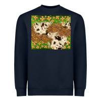 Navy St. Patrick's Day shamrock tumbler Heavyweight Sweatshirt - Neo Western