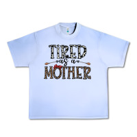 Grape Ice tired as a mother Urban Heavy Tee - CowhideDigitalArt