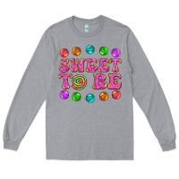 Heather Grey sweet to be candy Long Sleeve Tee - AdoDesignShop
