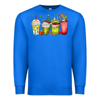 True Royal Christmas characters coffee cups Premium Sweatshirt - MaliasSmallBusiness