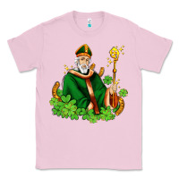 Bubblegum Pink st patricks and horseshoes with shamrocks Classic Tee - AdoDesignShop
