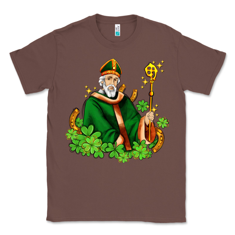 St Patricks And Horseshoes With Shamrocks Classic Tee by AdoDesignShop | Teevron