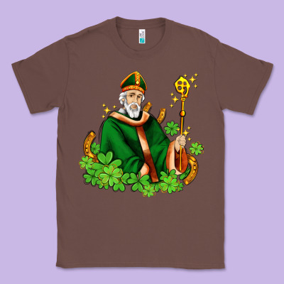St Patricks And Horseshoes With Shamrocks Classic Tee Designed By Adodesignshop