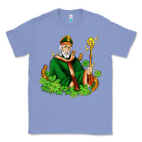 Colony Blue st patricks and horseshoes with shamrocks Classic Tee - AdoDesignShop