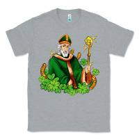 Heather Grey st patricks and horseshoes with shamrocks Classic Tee - AdoDesignShop