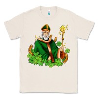 Natural st patricks and horseshoes with shamrocks Classic Tee - AdoDesignShop