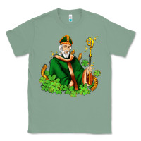 Sage st patricks and horseshoes with shamrocks Classic Tee - AdoDesignShop
