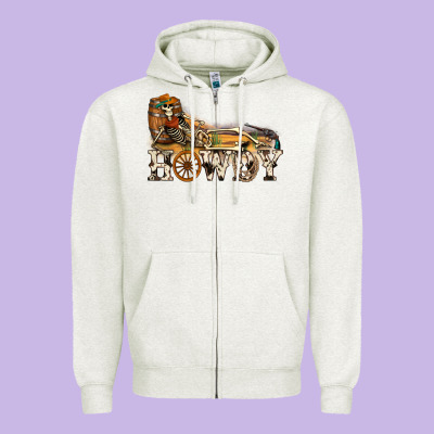 Howdy Killer Zipper Hoodie Designed By Nancycooperartshop