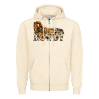 Sandshell howdy killer Zipper Hoodie - NancyCooperArtShop