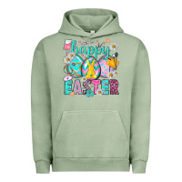 Pigment Oil Green Happy Easter eggs Nurse Urban Hoodie - NancyCooperArtShop