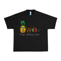 Black two fruity birthday cutie Urban Heavy Tee - CowhideDigitalArt