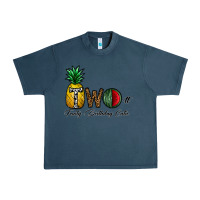 Midnight Navy two fruity birthday cutie Urban Heavy Tee - CowhideDigitalArt