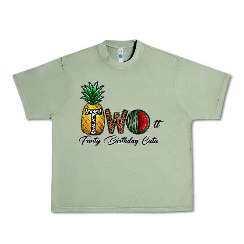 Two Fruity Birthday Cutie Urban Heavy Tee by CowhideDigitalArt | Teevron