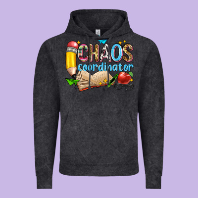 Chaos Coordinator Vintage Hoodie Designed By Zillion Design Studio