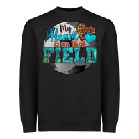 Black my heart is on that field soccer Heavyweight Sweatshirt - HRA Design Shop