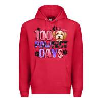Cardinal 100 pawfect days Premium Hoodie - Artiststas