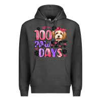 Charcoal Heather 100 pawfect days Premium Hoodie - Artiststas
