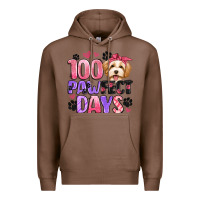 Chestnut 100 pawfect days Premium Hoodie - Artiststas