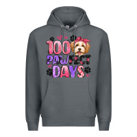 Rock 100 pawfect days Premium Hoodie - Artiststas