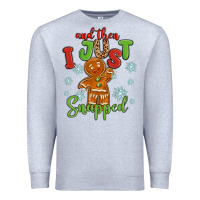 Heather Grey and then i just snnaped Premium Sweatshirt - MaliasSmallBusiness