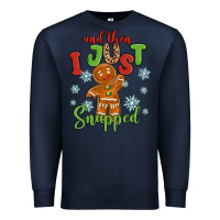 Navy and then i just snnaped Premium Sweatshirt - MaliasSmallBusiness