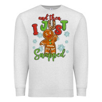 Oatmeal Heather and then i just snnaped Premium Sweatshirt - MaliasSmallBusiness