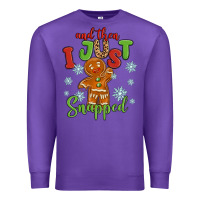 Purple and then i just snnaped Premium Sweatshirt - MaliasSmallBusiness