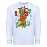 White and then i just snnaped Premium Sweatshirt - MaliasSmallBusiness