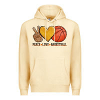 Pina Colada peace love basketball Premium Hoodie - AdoDesignShop