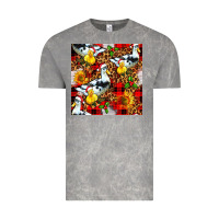 Cloud Rock christmas leopard duck Vintage Tee - FaDigitalArtStudio