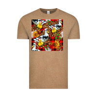 Vintage Coffee christmas leopard duck Vintage Tee - FaDigitalArtStudio