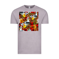 Vintage Zinc christmas leopard duck Vintage Tee - FaDigitalArtStudio