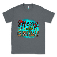 Charcoal Heather merry christmas wood slice ornament Classic Tee - JahusDesignShop