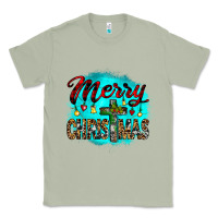Merry Christmas Wood Slice Ornament Classic Tee | Teevron