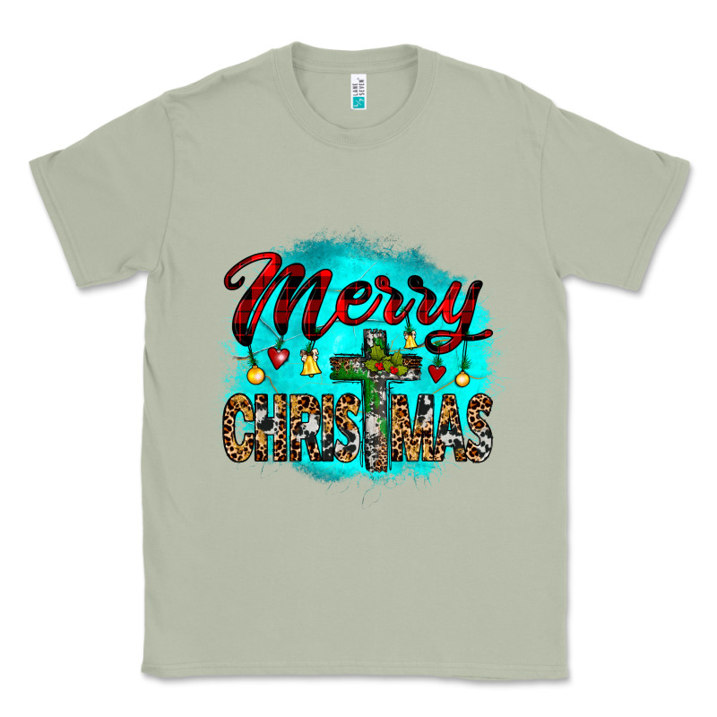Merry Christmas Wood Slice Ornament Classic Tee by JahusDesignShop | Teevron