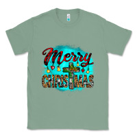 Sage merry christmas wood slice ornament Classic Tee - JahusDesignShop