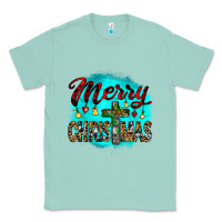 Seafoam merry christmas wood slice ornament Classic Tee - JahusDesignShop